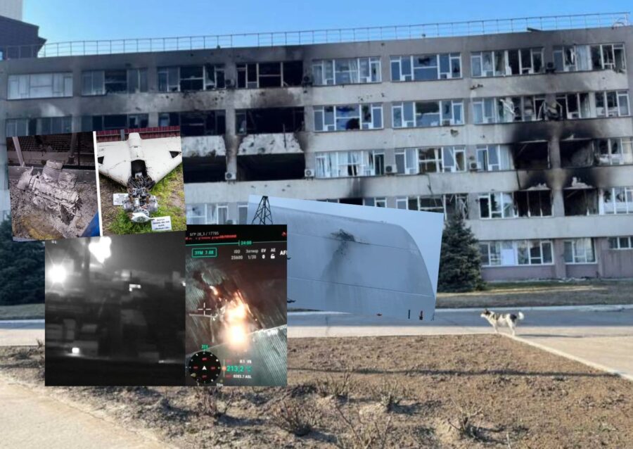 Serangan drone Geran-2 Rusia ke fasilitas perlindungan nuklir Ukraina (1)