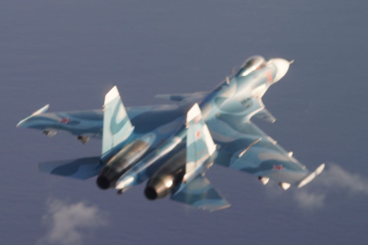 Su-33 Rusia dicegat F-35 Norwegia