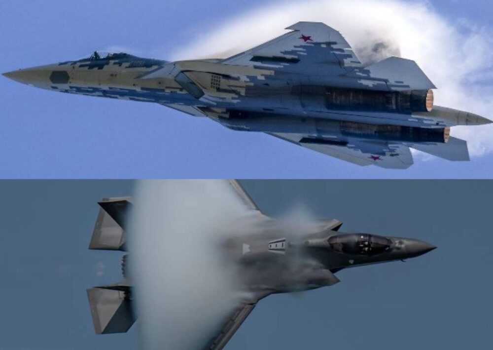 Su-57 dan F-35 bertarung di Aero India 2025