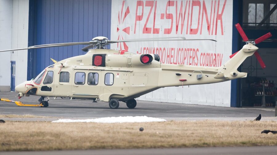 AW149 pertama buatan Polandia