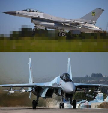 F-16 Ukraina sulit tandingi Su-35 Rusia