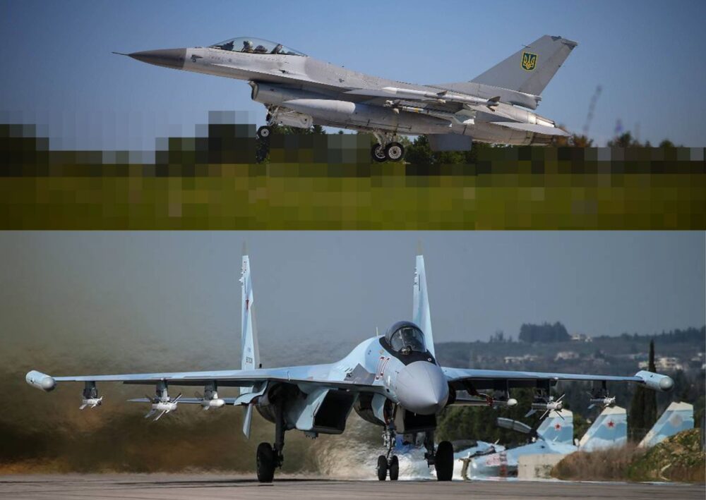 F-16 Ukraina sulit tandingi Su-35 Rusia