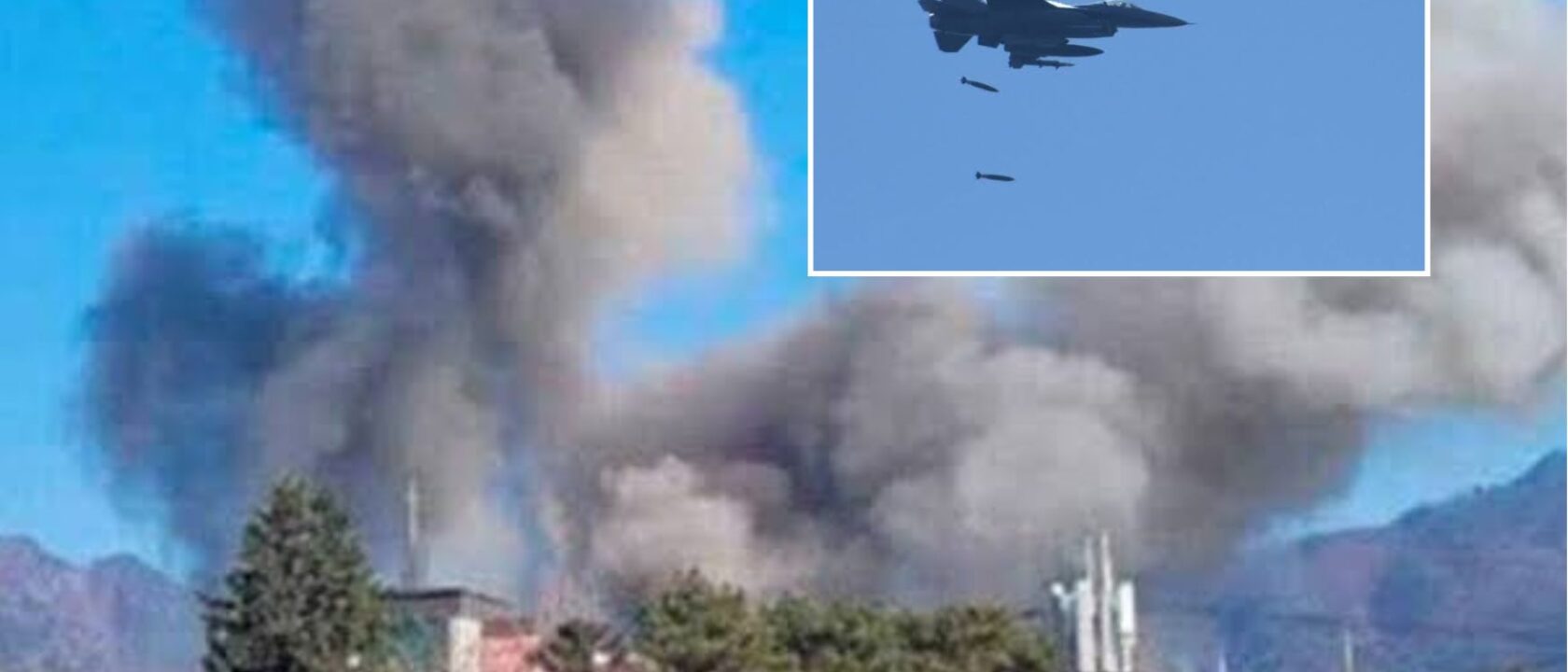 Kf-16 Korea salah ngebom wilayah sipil