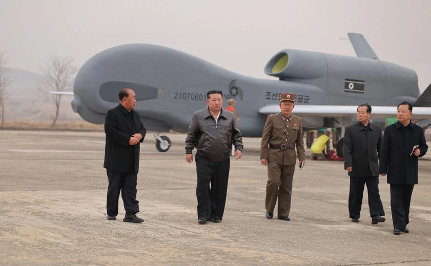 Korea Utara kembali perlihatkan drone mirip RQ-4B Global Hawk AS
