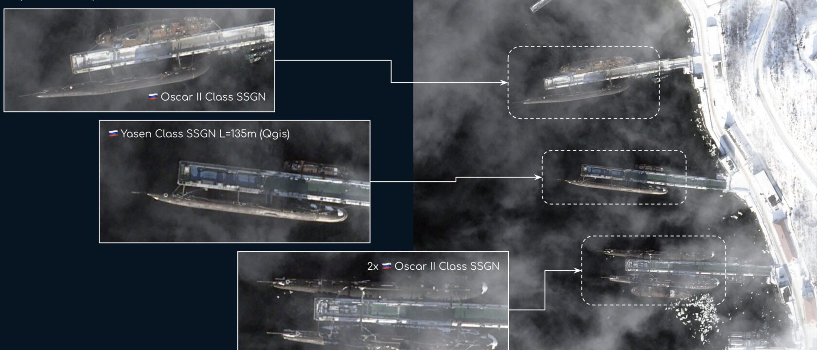 Lima kapal selam nuklir Rusia terdeteksi di dekat Norwegia