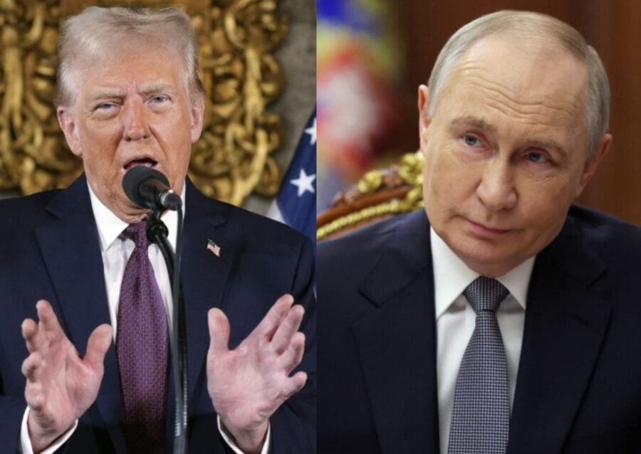 Donald Trump and Vladimir Putin