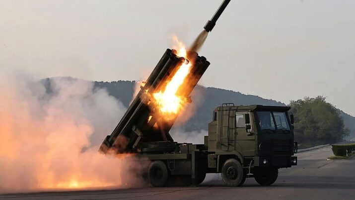 M1991 MLRS buatan Korea Utara