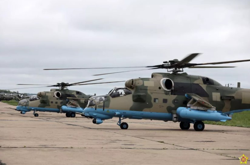 Belarus menerima sejumlah helikopter Mi-35M dari Rusia