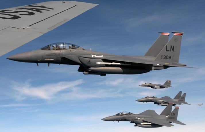 F-15E Strike Eagle USAF dari RAF Lakenheath Inggris_ Airspace Review
