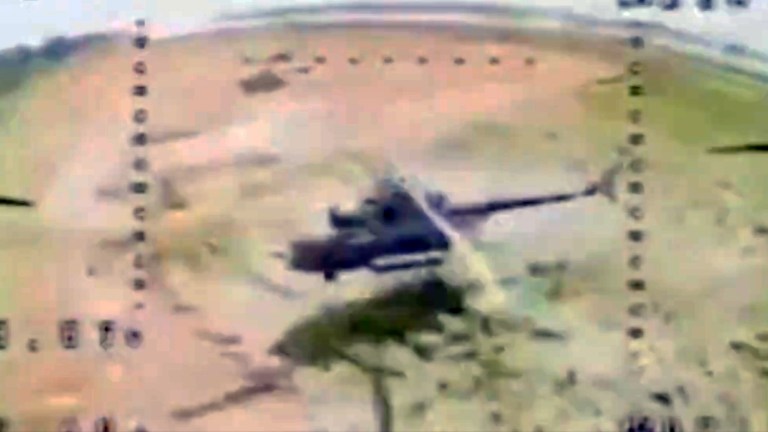 Helikopter Mi-17 Myanmar diserang drone FPV kelompok KIA