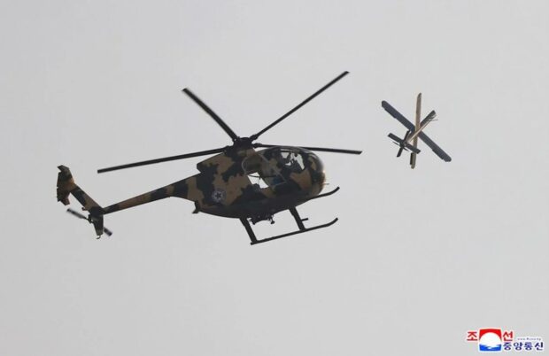 Korea Utara tangkal drone menggunakan helikopter ringan buatan AS