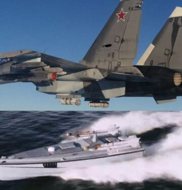 Magura-7 USV tembak jatuh Su-30 Rusia