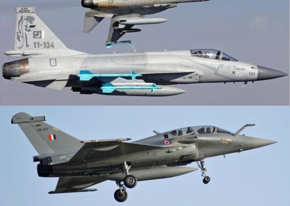 Perbandingan jet tempur Pakistan dan India
