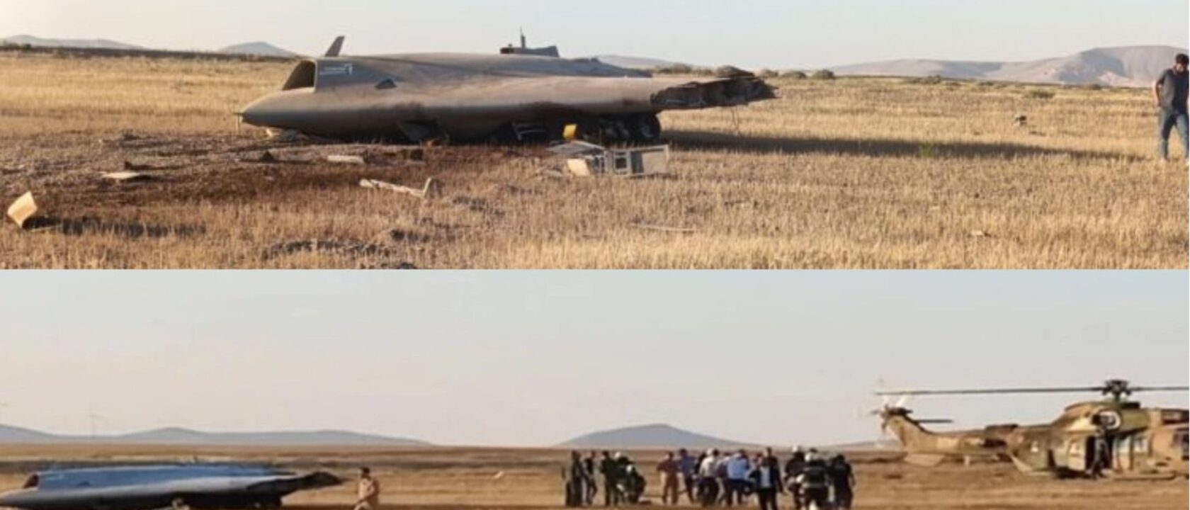 Drone Anka-3 Turki jatuh