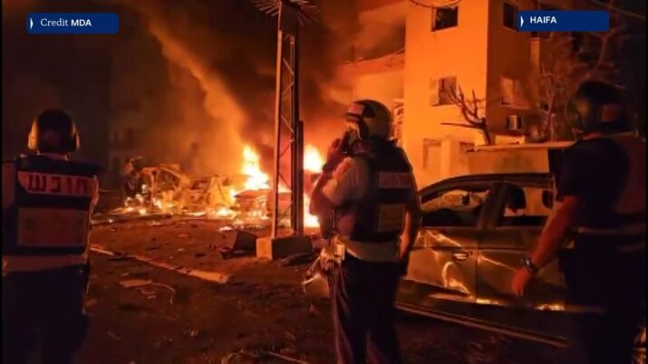 Iran serang Haifa dengan rudal