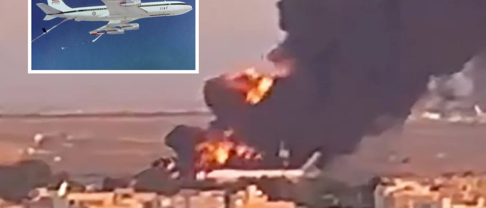 Israel hancurkan satu-satunya pesawat tanker Boeing 707 Iran