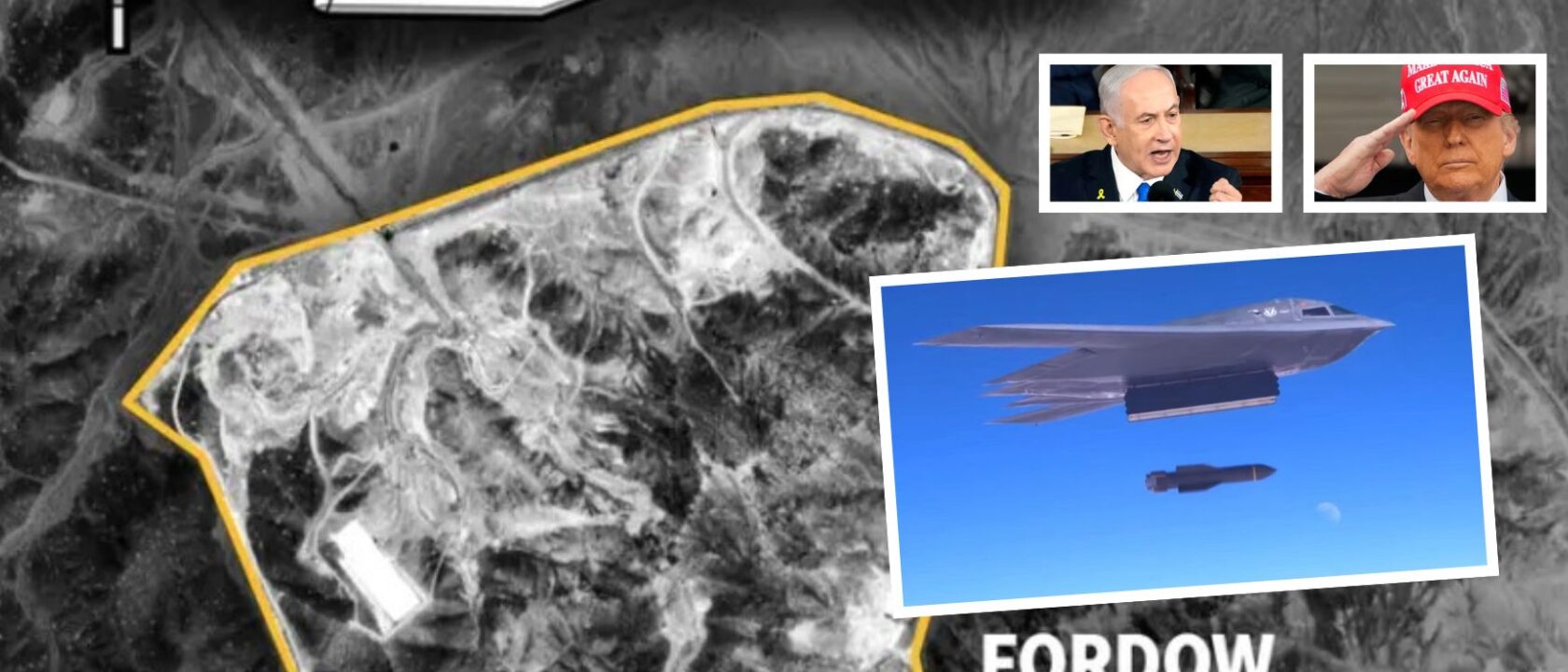 Israel mendesak AS gunakan bom MOP GBU-57AB untuk menghancurkan fasilitas nuklir Fordow Iran