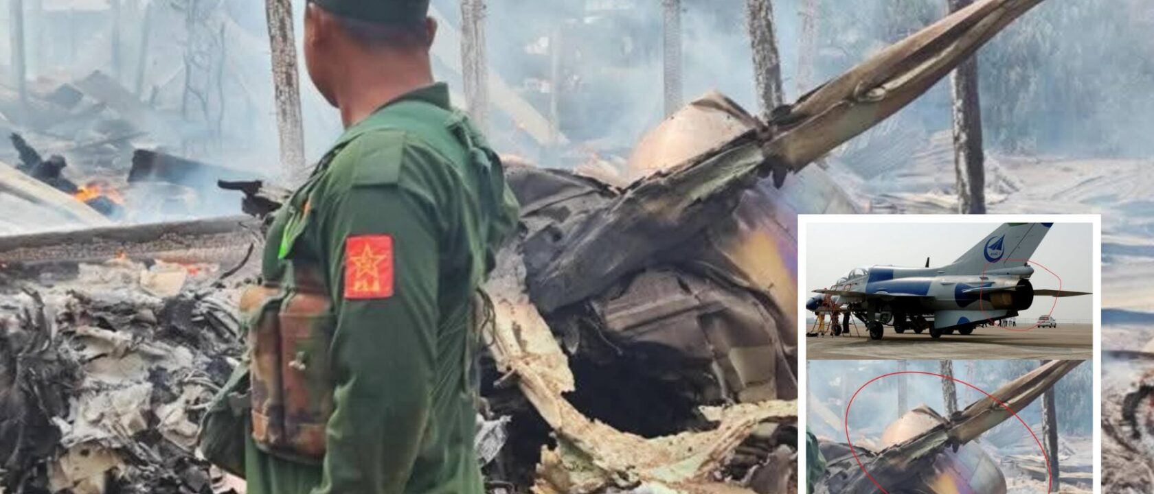 Jet tempur FTC-2000G Myanmar ditembak jatuh pemberontak