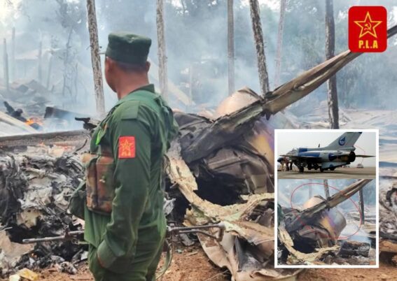 Jet tempur FTC-2000G Myanmar ditembak jatuh pemberontak