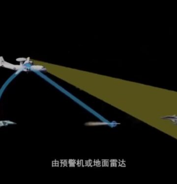 Pesawat AEW&C China memandu J-10CE dalam menembak Rafale India