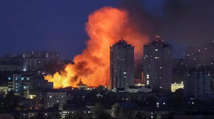 Rusia balas serangan drone Ukraina