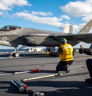 US Navy F-35C dari VFA-125 Rough Raiders