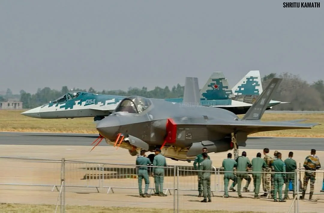 F-35 and Su-57
