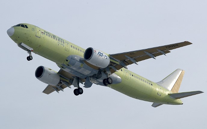 MC-21-310 dengan mesin PD-14 Rusia