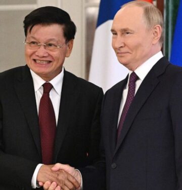 Presiden Laos mengunjungi Presiden Rusia