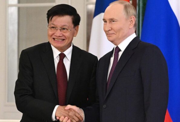 Presiden Laos mengunjungi Presiden Rusia