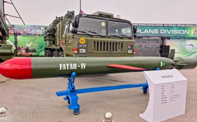 Rudal jelajah baru Pakistan Fatah-IV