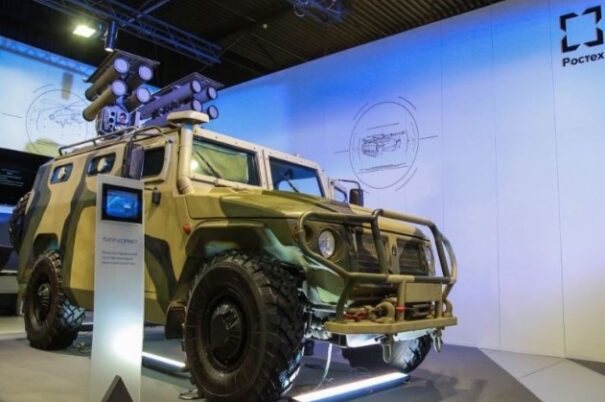 Sistem rudal antitank Kornet dengan rudal ringan Bulat