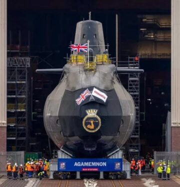 Inggris resmikan kapal selam nuklir HMS Agamemnon