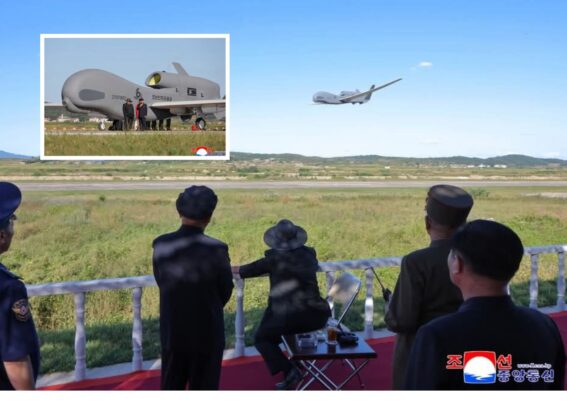 Korea Utara menguji drone intai buatan dalam negeri mirip RQ-4B AS (1)