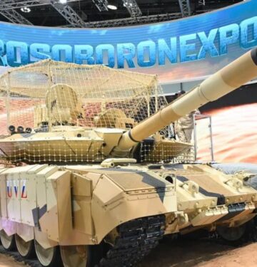 Rusia pamerkan tank T-90MS di Beograd