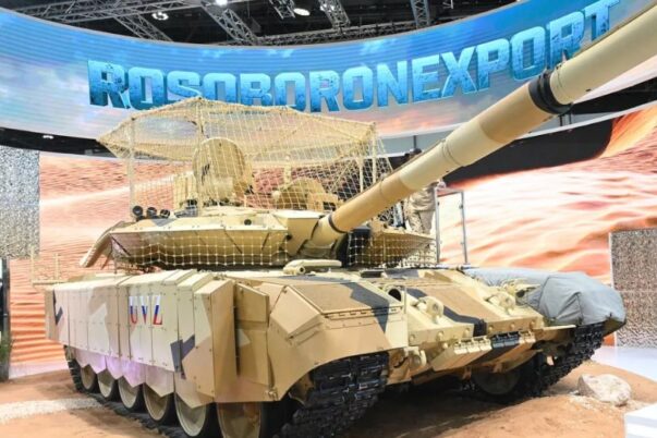 Rusia pamerkan tank T-90MS di Beograd