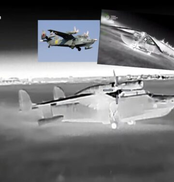 Ukraina hancurkan pesawat amfibi Be-12 Rusia di Krimea