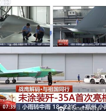 China rilis video perakitan J-35