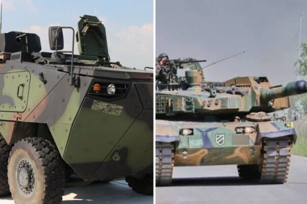 Panser K808 dan tank K2 Korea Selatan