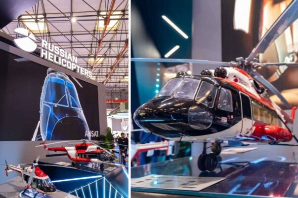Russian Helicopters pamerkan heli Ansat di Pameran Helikopter China 2025