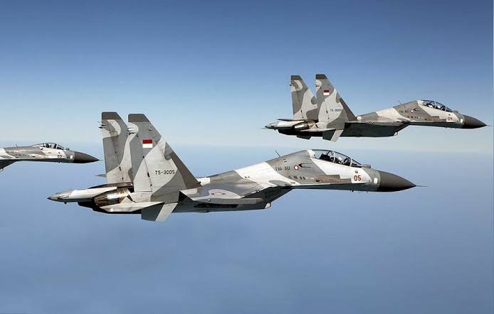 Su-30 dan Su-27 TNI AU