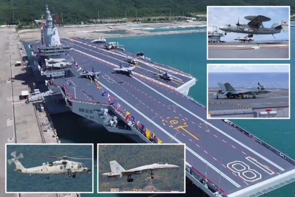 China meresmikan kapal induk Fujian (2)