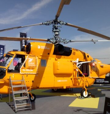 Helikopter pemadam kebakaran Ka-32A11M _ Dubai Airshow 2025 _ Roni Sontani _ Airspace Review