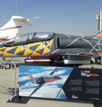 L-39 Skyfox _ Dubai Airshow _ Airspace Review _ Roni Sontani