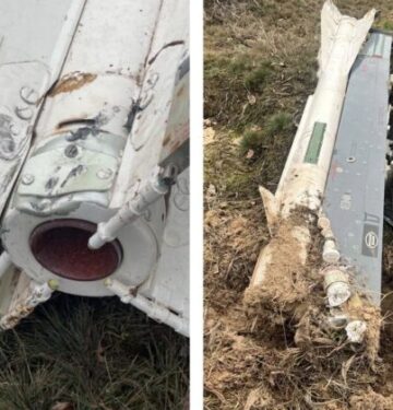 Drone Geran-2 dipersenjatai rudal R-60