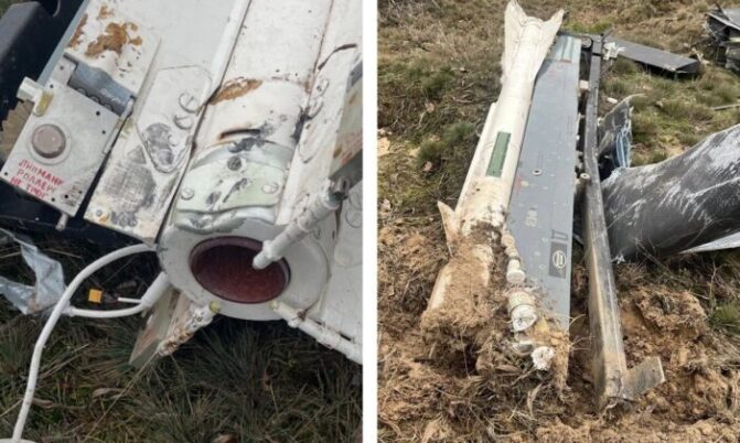 Drone Geran-2 dipersenjatai rudal R-60