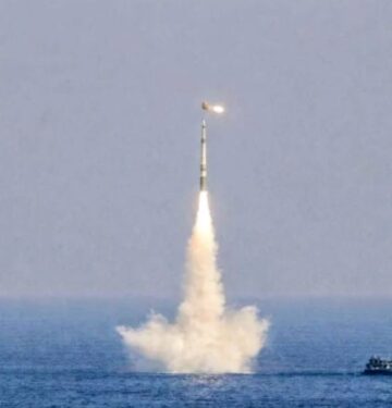 India luncurkan rudal balistik K-4 dari kapal selam nuklir INS Arighaat