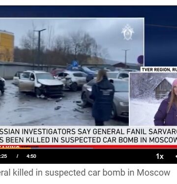 Jenderal Rusia tewas dalam ledakan bom di Moskow_1