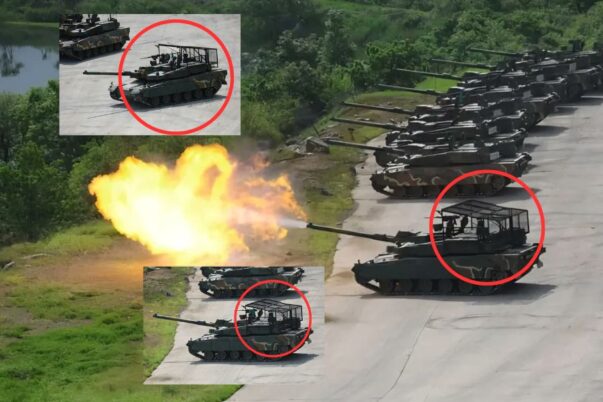 Korea menguji cope cages pada tank K2 Black Panther