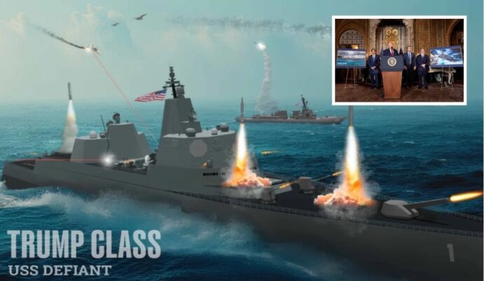 Rencana gila Trump akan membangun 25 kapal perang supercanggih Trump-class